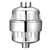 18 Stage Shower Filter, to Hard Water, Removes Chlorine Fluorine and Harmful Substances Reduces Dry