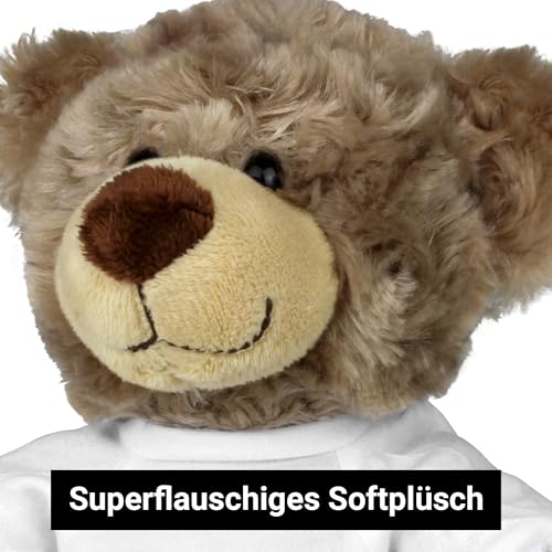 printplanet® Teddy Bodo personalisiert – Stofftier mit Foto/Text – 17 Designs – Geschenk – 24 cm groß