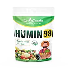Go Garden Humic Acid Powder for Plants Humic Acid 98% - Natural Plant Growth Stimulator - Organic Plant Food 950