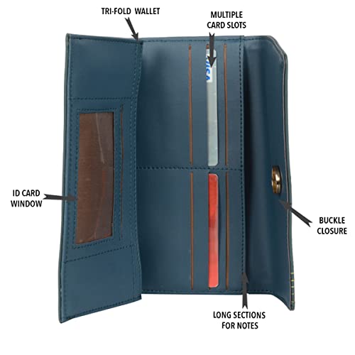 Image of Baggit Womens Lwxe Creative 3 Fold Wallet