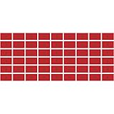 INDIGOS UG - Mini Aufkleber Set - Pack glatt - 20x12mm - selbstklebender Sticker - Marokko - Flagge - Banner - Standarte fürs Auto, Büro, zu Hause & die Schule - 54 Stück - für Auto, Laptop