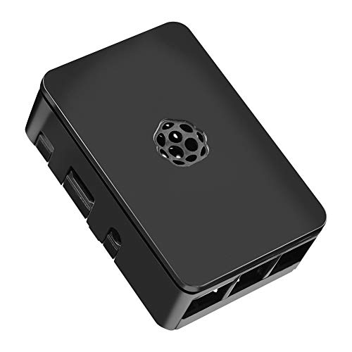 Exliy Pouzdro pro Raspberry Pi Premium ABS ochranné pouzdro kvalitní ABS pouzdro pro Raspberry Pi 3 model B. (Black)