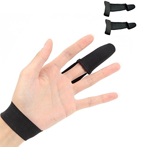 Futaba Non Slip Single Finger Protector Glove for Fishing - Pack of 2 - Black 4