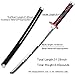 ziqing Demon Katana Tanjiro Kagura Sword Cosplay Handmade Katana 31 inch with Multiple Styles to Choose from