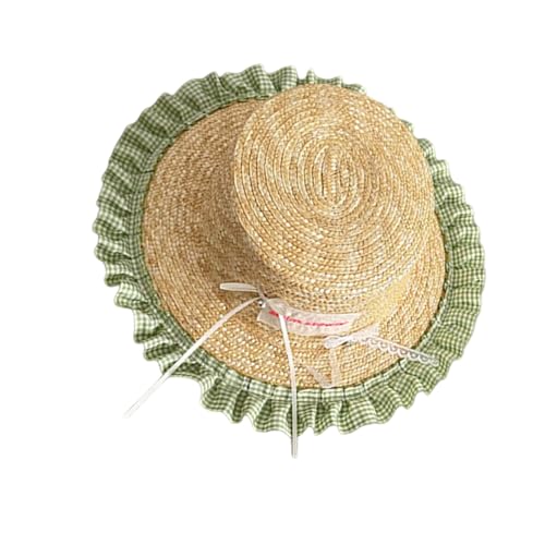 Chapeau de soleil ajustable pour enfant anti-UV à volants