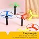 Tomedeks 4 Sätze Battat Propellerspiel Mit 4 Griffen Und 8 Propeller, Motorikspielzeug Flugspiel, Spielzeug Für Kinder Ab 3 Jahren,Ballspiel Kinder,Spiele Draußen Kinder(10Cm)