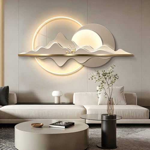 Peintures murales 3D LED pour illuminer votre salon et couloir