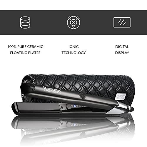 Plancha de Pelo Profesional Cerámica 1 pulgada KARMIN miniatura 2