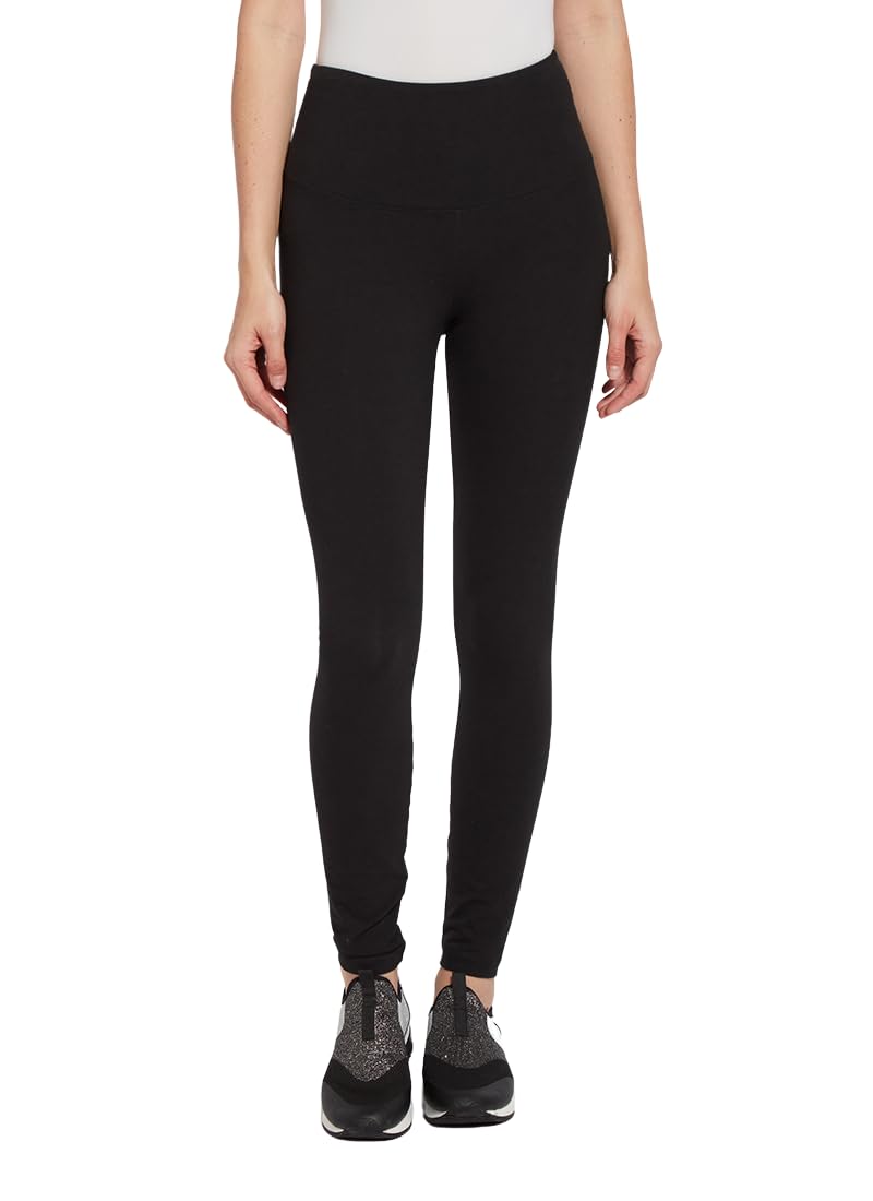 Leggings para mujer Lyssé Flattering con efecto moldeador de algodón opaco elástico 8