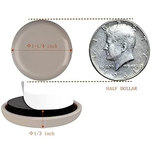 1-1/4" Furniture Sliders for Carpet & Hardwood Floors, 24PCS Furniture Pads for Quickly and Easily Move Any Item and Protect The Floor