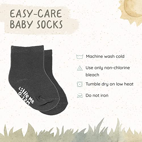 Image of Little Me 20-Pack Newborn Baby Infant & Toddler Unisex Socks, For Baby Girl or Boy, 0-12 & 12-24 Months, Assorted Size Pack