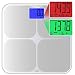 Smart Weigh SMS500 Digital Memory Bathroom Scale with Dual Color Weight Change Detection and Smart Step-On Auto Recognition of Up To 8 Users Profile, Silver
