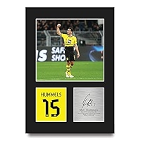 HWC Trading A4 Mats Hummels Borussia Dortmund Gifts Printed Signed