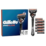Gillette Fusion5 Proglide 1 Rasierer 10 Ersatzklingen mit neuem Everglide Gleitstreifen für noch sanfteres Gleiten