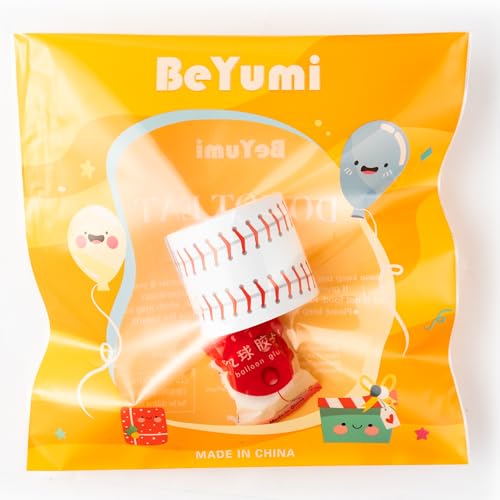 Image of BeYumi Baseball Sport Border Trim - 65ft Back to School Baseball Patterned Straight Rolled Border Trim Red White Ball Sport Theme Bulletin Board Set Party School Classroom Chalkboard Wall Decoration