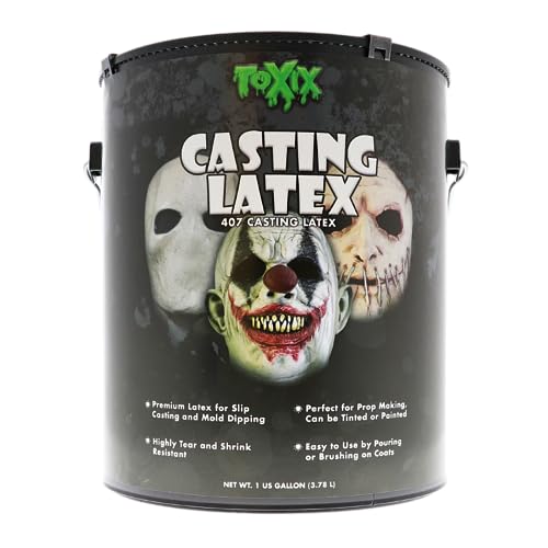 Casting Latex 1 Gallon - Premium Latex for Prop Making Easy Mold Making Pouring and Brushing on Coats!