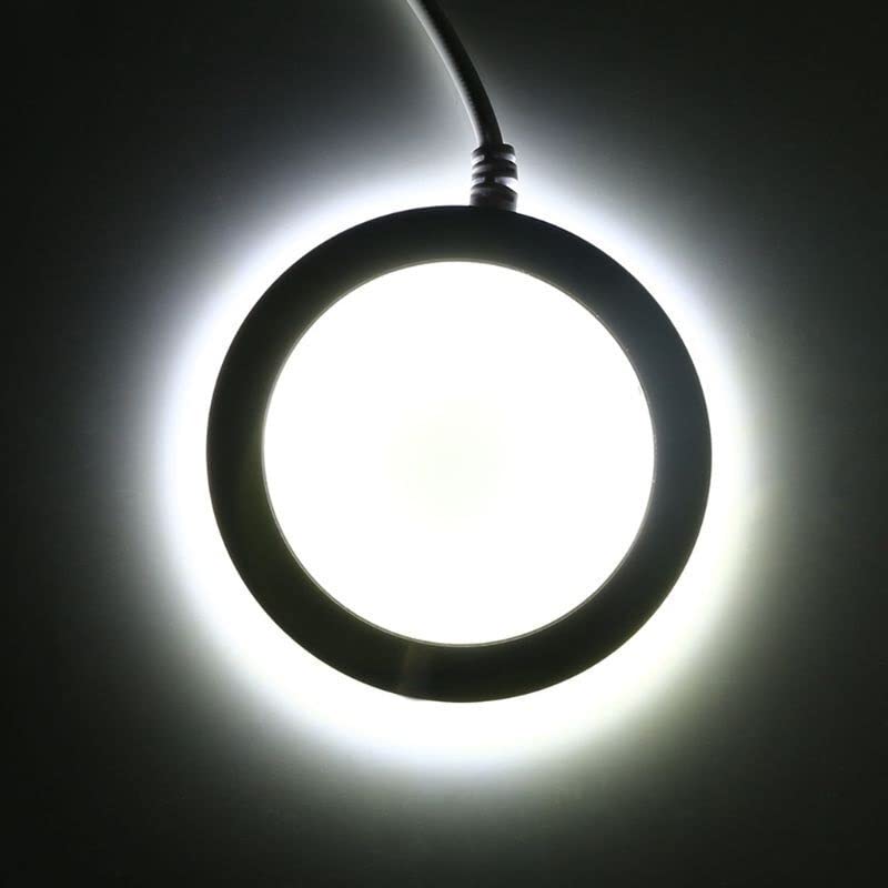 Microscope 60 LED Ring Light for Microscope Brightness Adjustable Stereo Zoom USB Plug Light