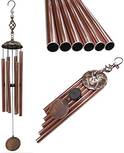 Metal Flamingo Glass Beads Windchime Wind Chimes Outdoor Pink Anima WindChimes Red Bird Deterrent Garden Decor Yard Decorations Patio