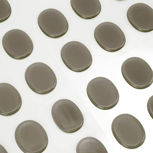 Vingvo Silicone Drum Muffler Good Adhesion 30 Pcs Safe Reusable Washable Drum Muffler Gel Pads For Cymbals (Black) #TOP7