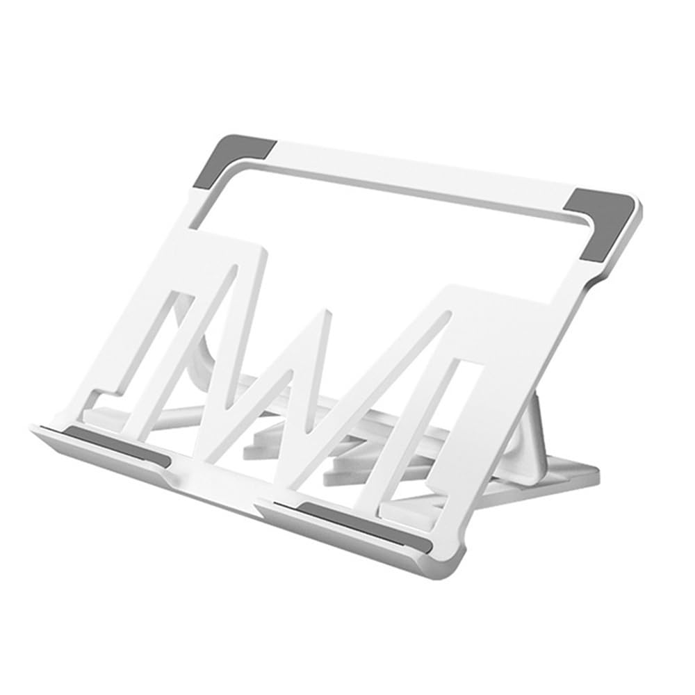 Support pour ordinateur portable réglable - Rehausseur ventilé blanc - 7