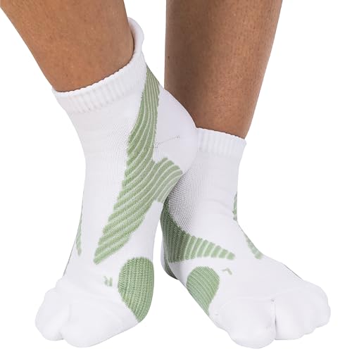 ZenToes Padded Bunion Relief Socks for Women and Men, Big Toe Separator, Built-In Bunion Protector, Moisture Wicking - 1 Pair