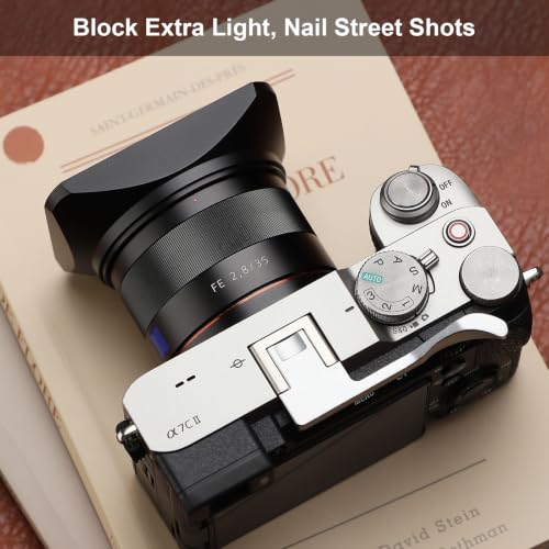 Haoge LH-S35B Bayonet Square Metal Lens Hood Shade with Cap for Sony Sonnar T FE 35mm F2.8 ZA SEL35F28Z and Sonnar T FE 55mm F1.8 ZA SEL55F18Z Lens by Haoge - Used condition - Image 3