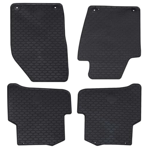 Tapis de sol auto caoutchouc Fabia III 2014-2022 sur mesure noir