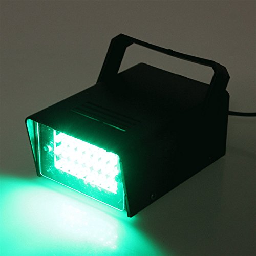 Enuoli Mini Led Strobe Light Green Color With 24 Super Bright Leds Variable Speed Control For Christmas Clubs Stage Light Effect Dj Disco Bars Parties Halloween (Green Color) #TOP2
