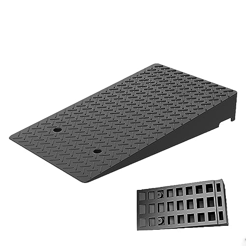 Rampas portátiles de goma para vehículos y sillas de ruedas miniatura 1