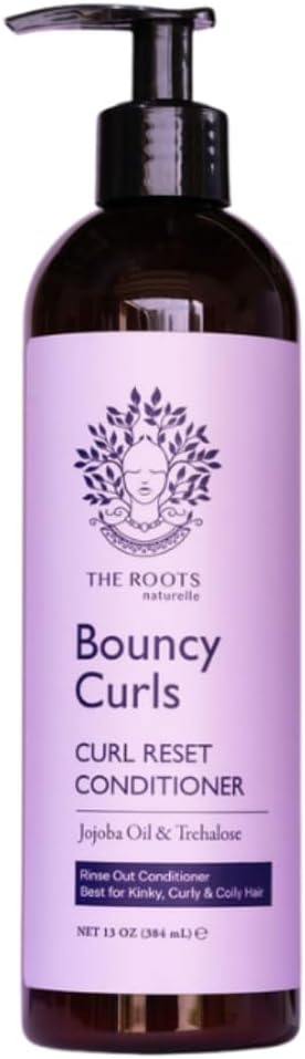 - Bouncy Curls Curl Reset Conditioner, 13 oz | Rinse out conditioner for dry textured hair. Shea butter, coconut and jojoba oil. Slip for easy detangling.