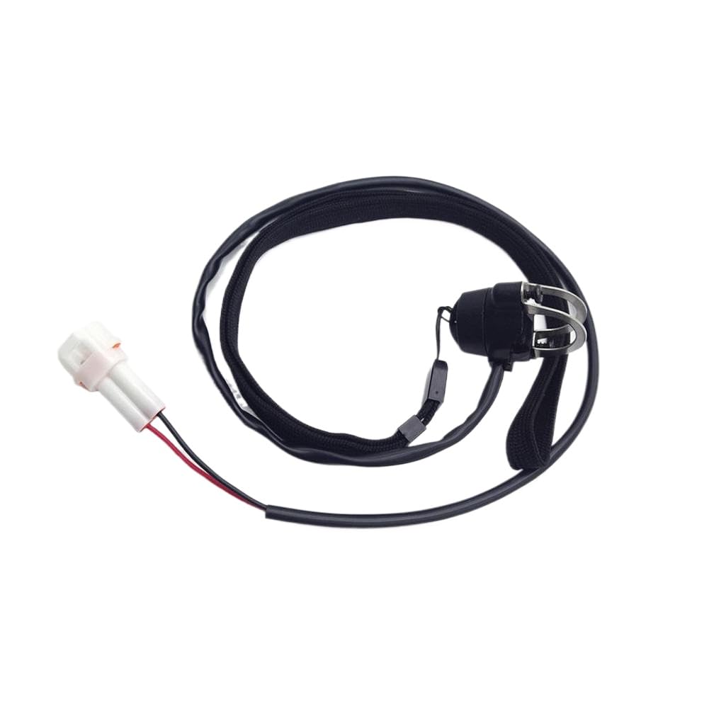 Motorcycle Engine Kill Switch Magnetic Cap with Wrist Strap Stop ON Off (Red)