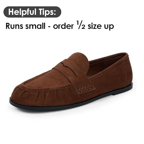 Image of QIY Penny Loafers for Women 2026 Comfortable Flats Shoes