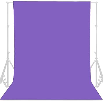 VK Vistook 6x9Ft Purple Polyster Lekera Photo Backdrop for Photoshoot Background for Photography Screen Video Recording Picture Background Reflector (Stand Not Included)