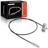 A-Premium Intermediate Side Parking Brake Cable Assembly Compatible with Chevrolet, GMC Models: Silverado 1500 2005-2011, Silverado 1500 Classic 2007, Sierra 1500 2005-2011, Yukon 2008, Envoy 2008