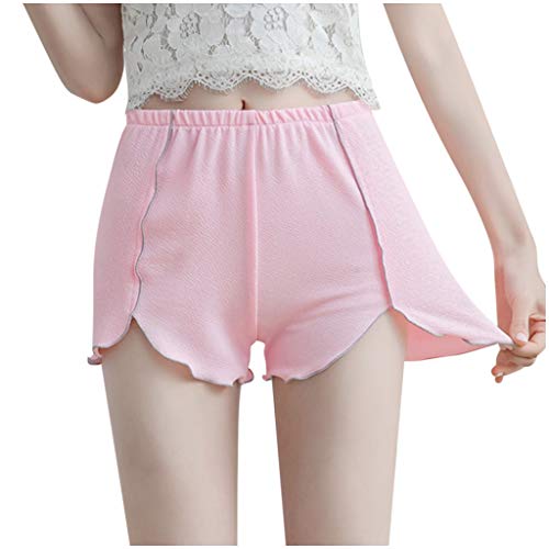 YANFANG Shorts para Moda Mujer, Pantalones Delgados Cortos Casual sólido elástico Pantalones Cortos de Seguridad Calzones Calzoncillos Leggings Mallas Cover