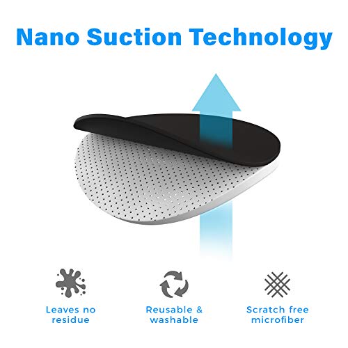 Eyebloc Nanobloc Universal Webcam Covers - Privacy Protection Accessory, No Residue Application, Safe Screen Closure - Dots And Bars, 7 Pieces - Black #TOP2