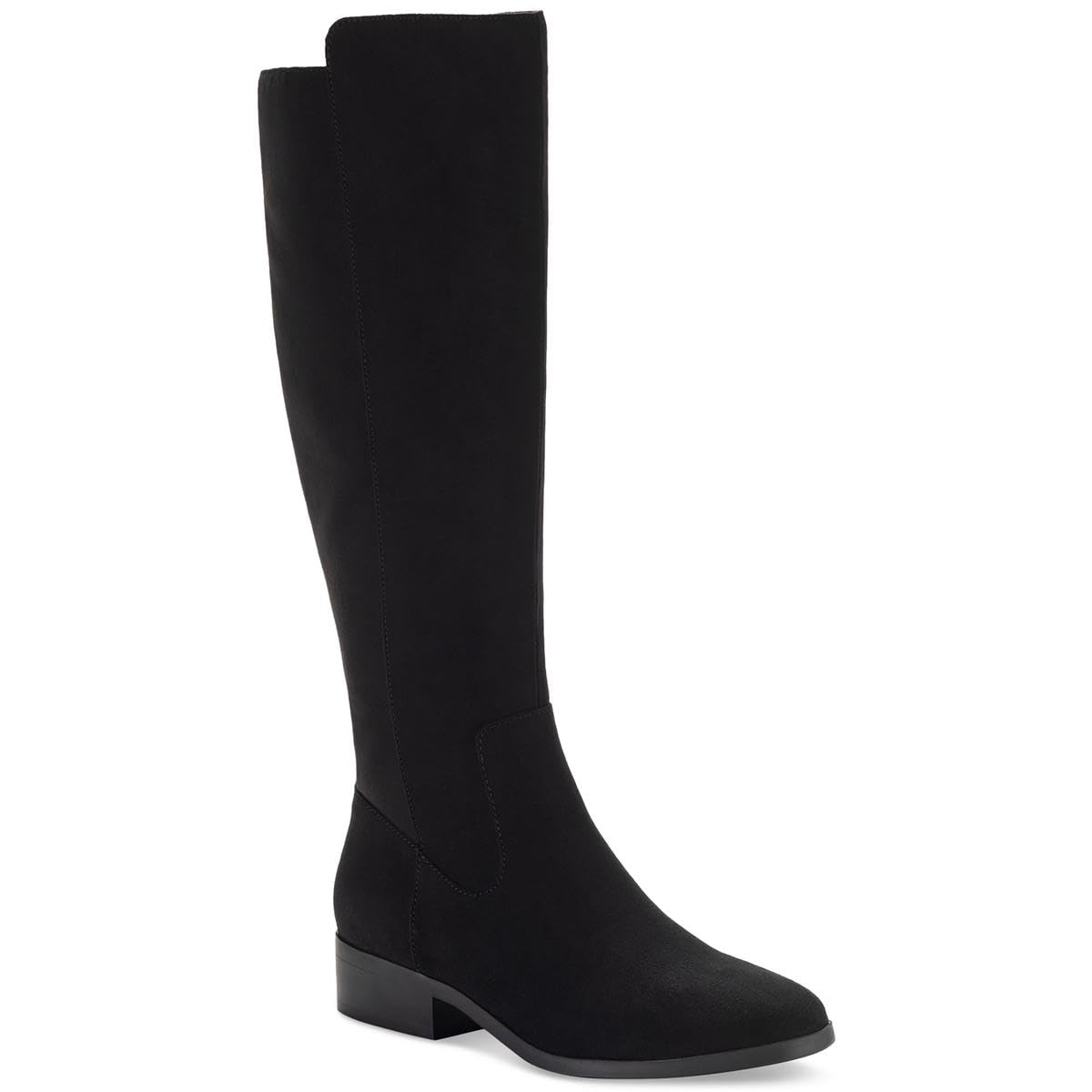 Style Co Womens Charmanee Faux Suede Knee-High Boots Black 7 Medium B M