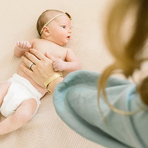 Image of GRSSDER Soft Muslin Crib Sheet 1 Pack, 100% Cotton Crib Sheets with Deep Pocket for Boys and Girls, Fit Standard Crib Mattresses 52 inch x 28 inch Safe and Snug, Beige