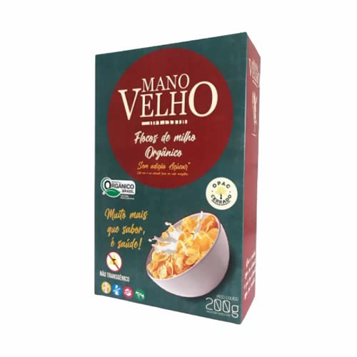 Cereal Matinal Orgânico Sem Açúcar Mano Velho 200g