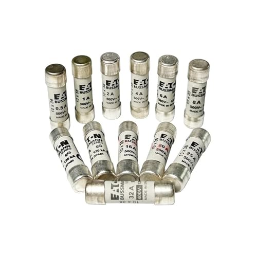 Fusibles 10 pièces 10x38 pour réparer le tableau électrique de la maison