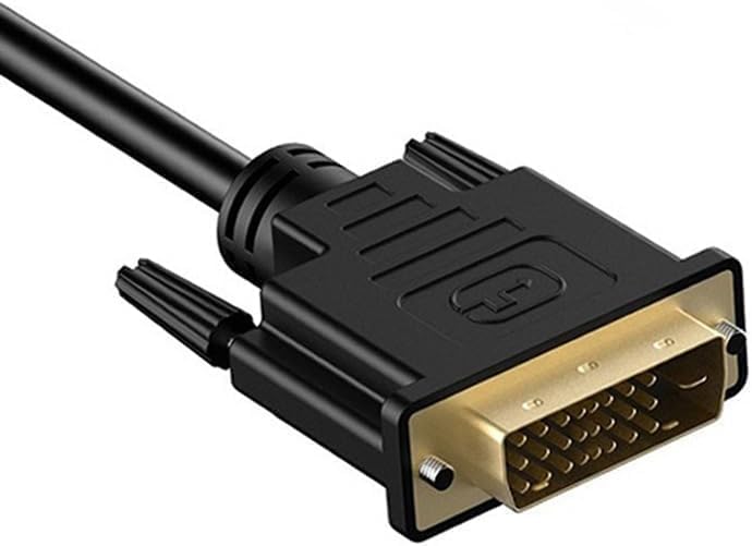 HDMI to DVI Cable, DVI to HDMI Converter Adapter DVI-D (24+1) Plug to HDMI Female 4K 1080P Full HD 3D