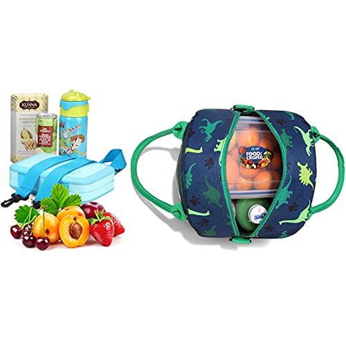 VASCHY Lunch Box Bag for Kids, Insulated Lightweight Lunch Box Tote for Toddler Boys and Girls School Daycare Kindergarten Dinosaur by VASCHY - Image 9