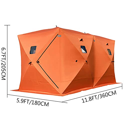 Carpa de camping para pesca invierno 8 personas miniatura 2
