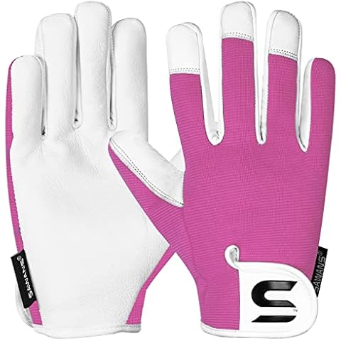 Guantes de jardinería de cuero SAWANS Cover