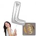 40 Inch Giant Jumbo Helium Foil Mylar Balloons (Premium Quality), Glossy Silver, Letter L