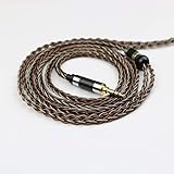  Senlee Cable de repuesto para auriculares CCA C10 C16 KZ AS10 ZS10 ZS10 ZS10 ZS6 ZSR ZST ES4 (2,5 mm, 2 pines)