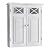 Elegant Home Fashions Dawson Wall Cabinet, White