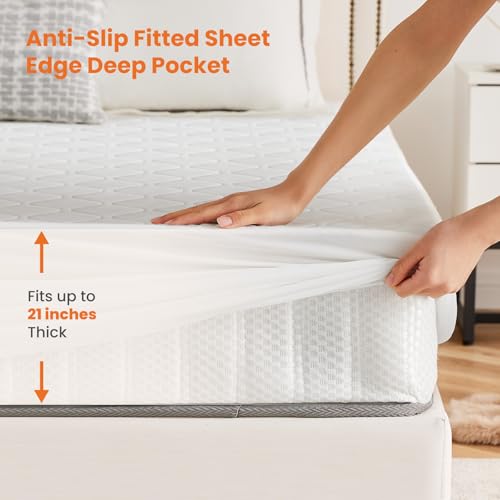 Sweetcrispy Heated Mattress Pad Queen Size, 80" & 60″, White by Sweetcrispy - Image 7