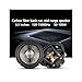 3.5-inch carbon fiber basin car mid-range speaker, 3-inch car center speaker, luxury car two-way three-way mid-range speaker(2piece)