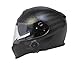 TORC T14B Bluetooth Integrated Mako Full Face Helmet with Flag Graphic (Flat Black, XX-Large)